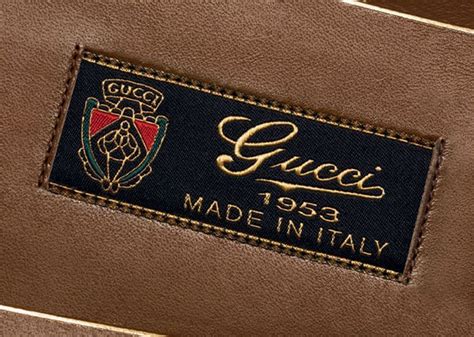 eticchetta originale gucci